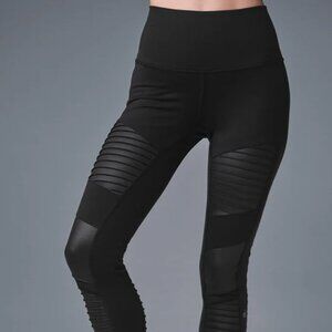 Alo High-Waist Moto Leggings